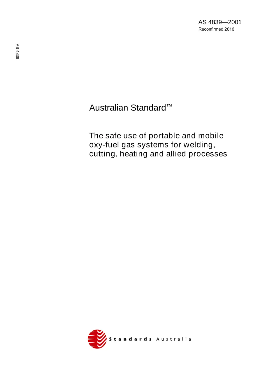 AS 4839-2001 AS 4839-2001 pdf