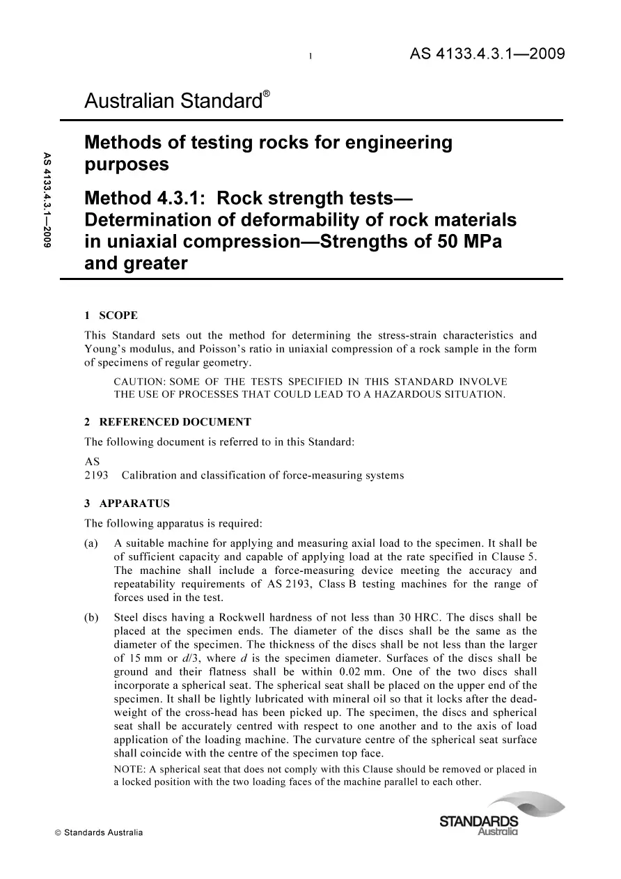 AS 4133.4.3.1-2009 pdf