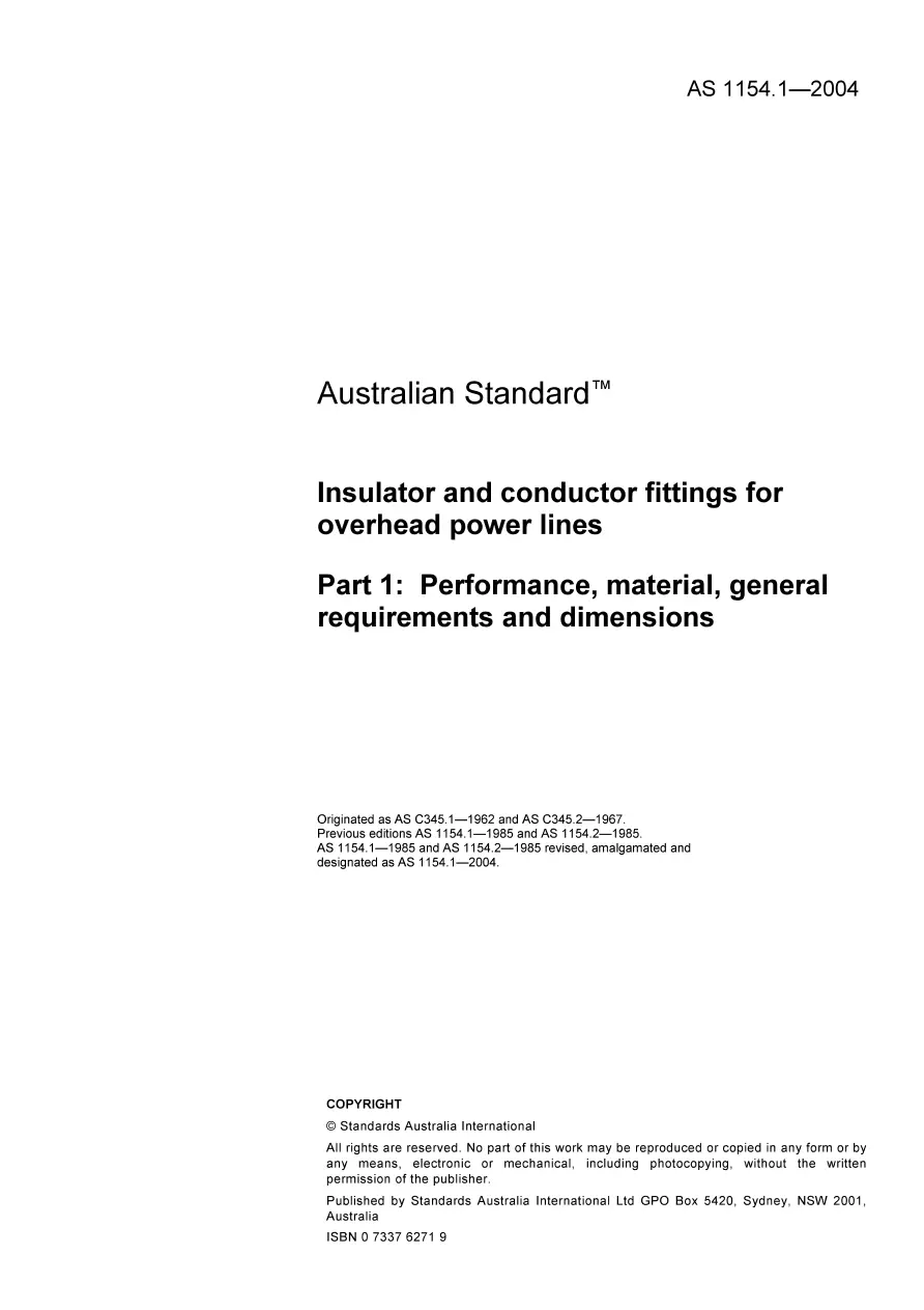 AS 1154.1-2004 AS 1154.1-2004 pdf