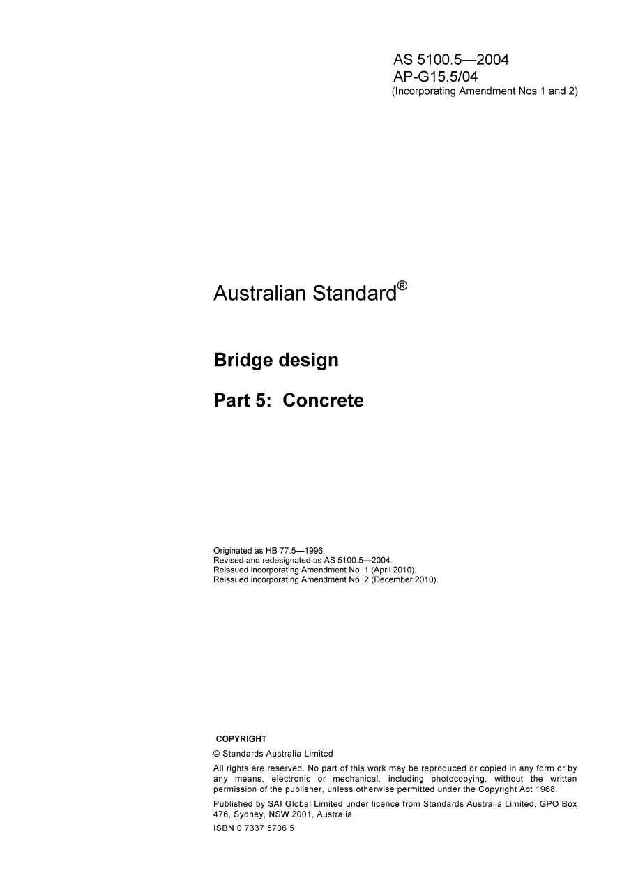 AS 5100.5-2004 AS 5100.5-2004 pdf