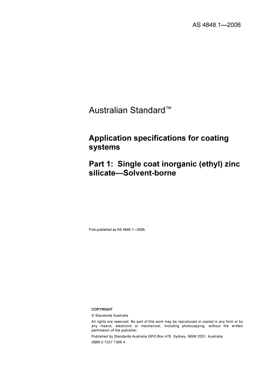 AS 4848.1-2006 AS 4848.1-2006 pdf