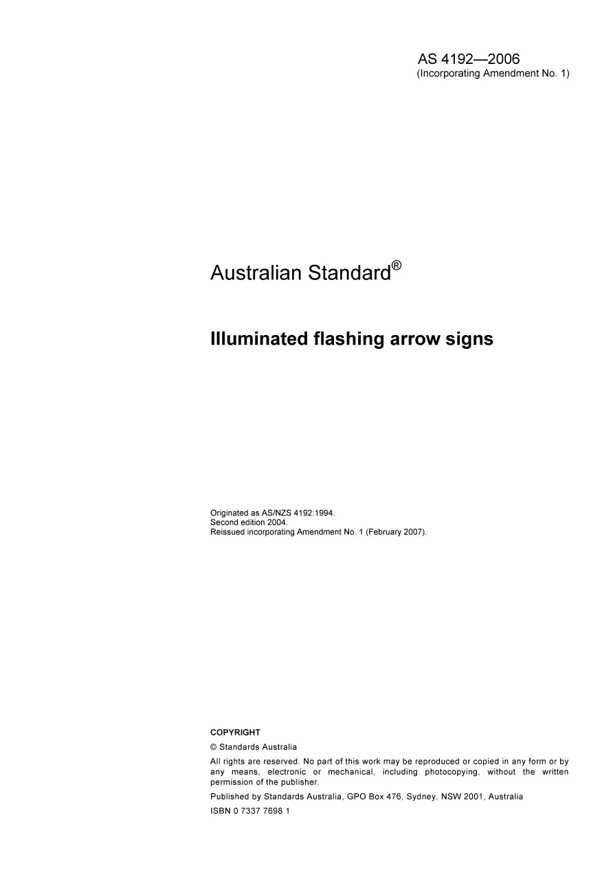 AS 4192-2006 AS 4192-2006 pdf