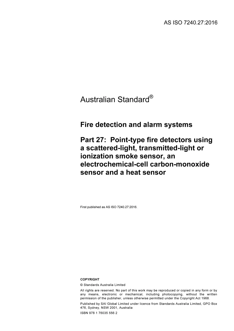AS ISO 7240.27:2016 AS ISO 7240.27:2016 pdf