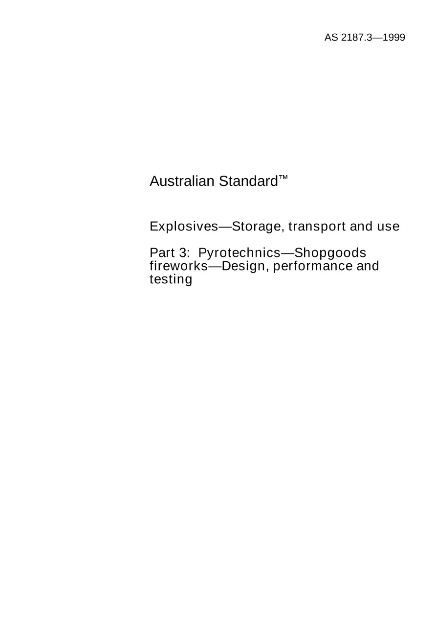 AS 2187.3-1999 AS 2187.3-1999 pdf