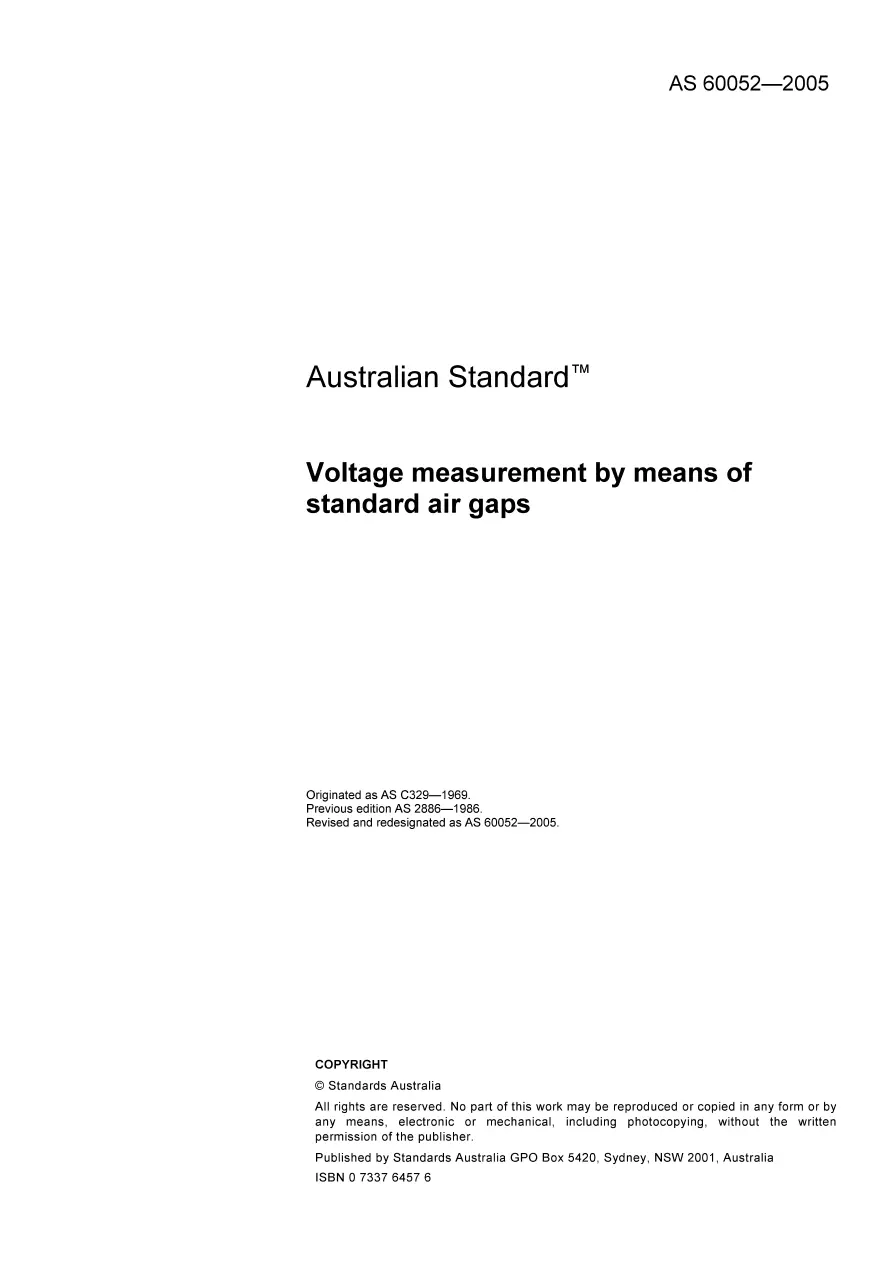 AS 60052-2005 AS 60052-2005 pdf