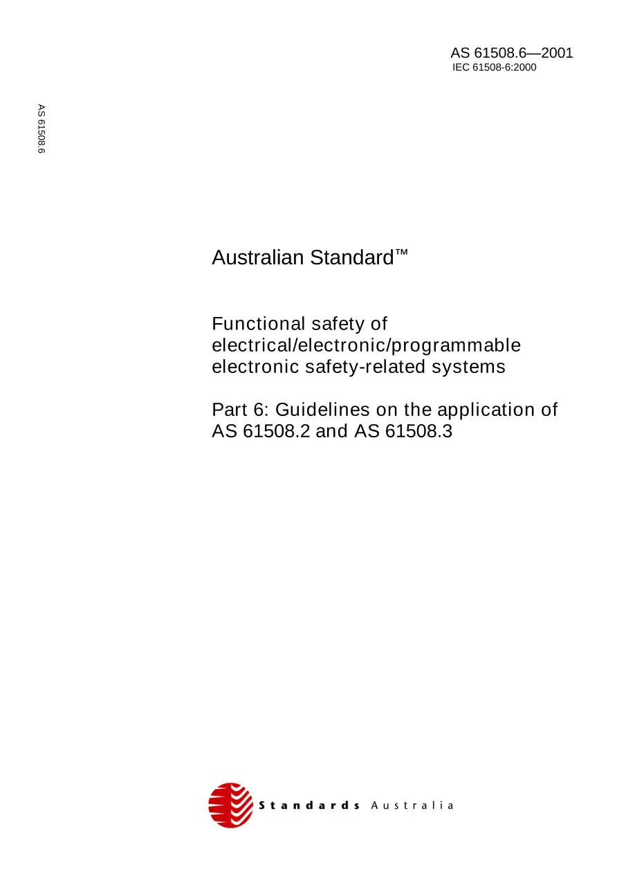AS 61508.6-2001 AS 61508.6-2001 pdf