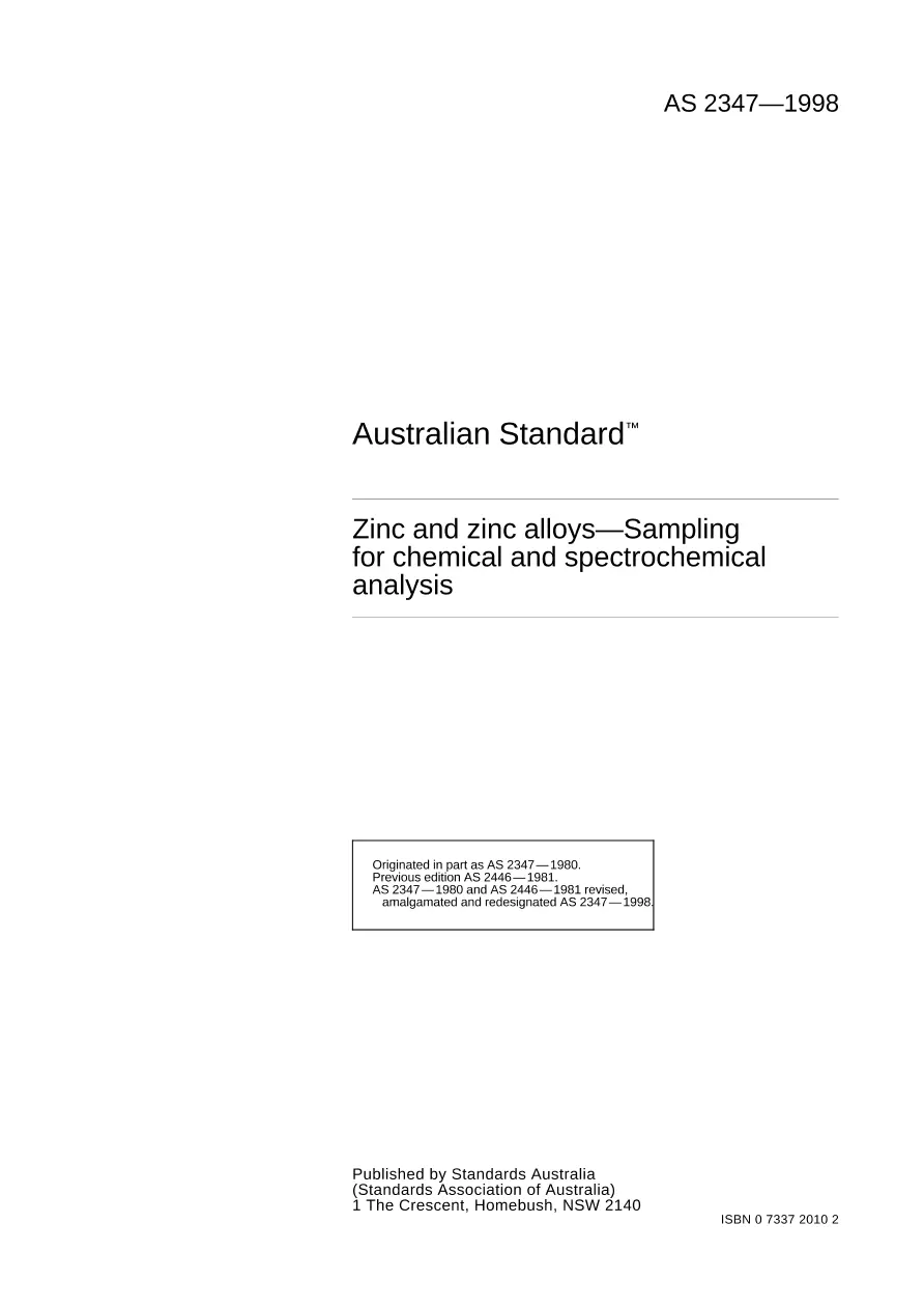 AS 2347-1998 AS 2347-1998 pdf