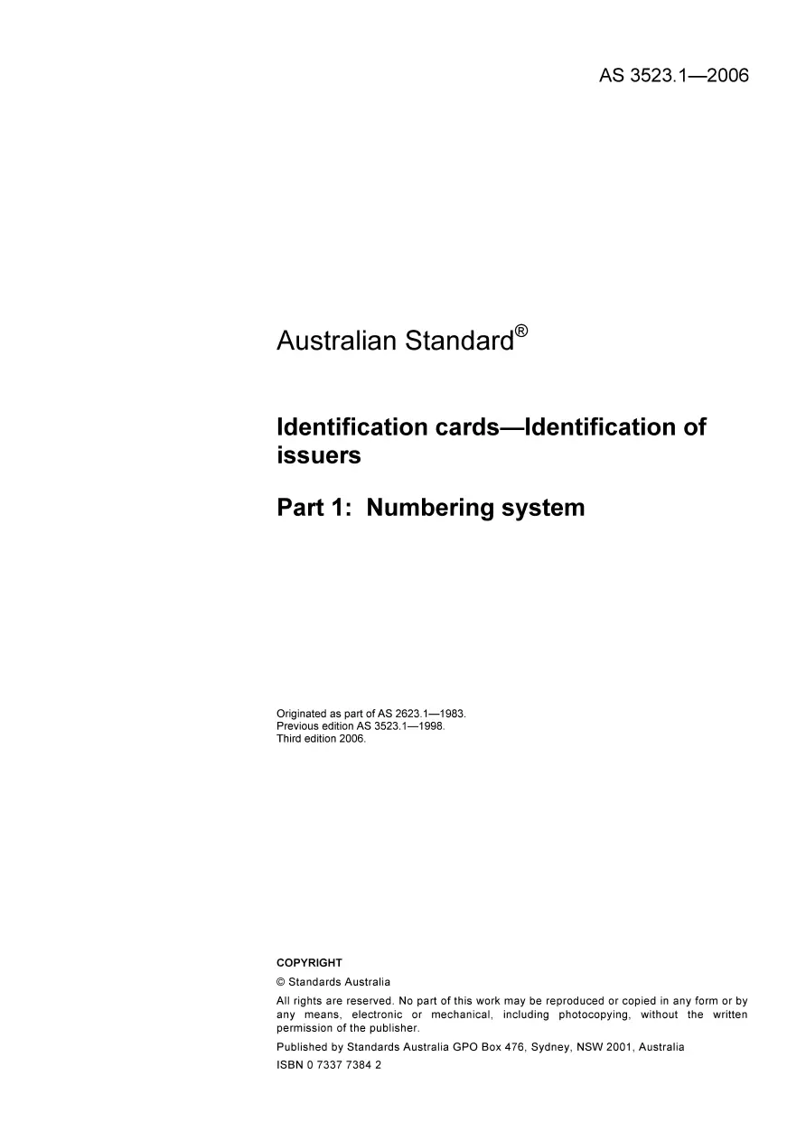 AS 3523.1-2006 AS 3523.1-2006 pdf