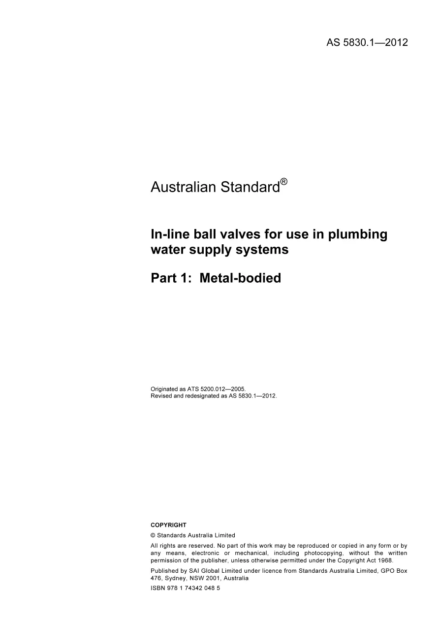 AS 5830.1-2012 AS 5830.1-2012 pdf