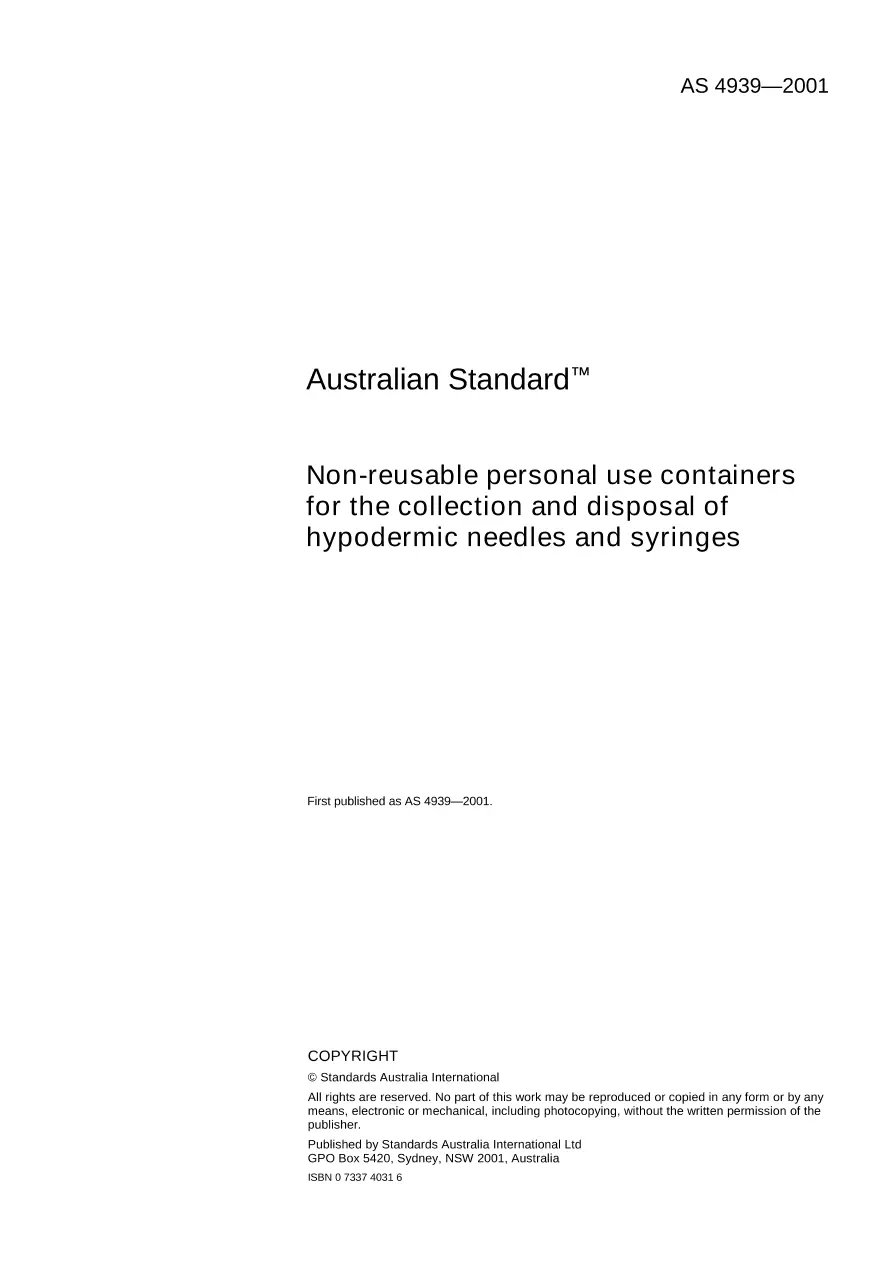 AS 4939-2001 pdf