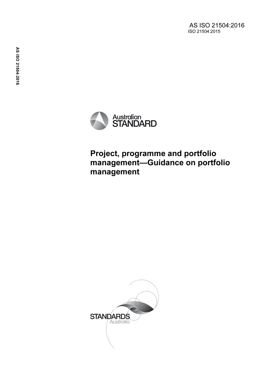 AS ISO 21504:2016 AS ISO 21504:2016 pdf