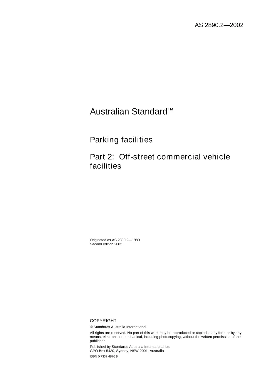 AS 2890.2-2002 pdf