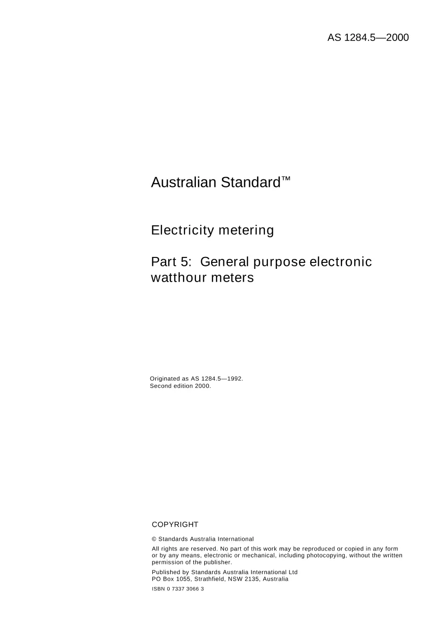 AS 1284.5-2000 AS 1284.5-2000 pdf