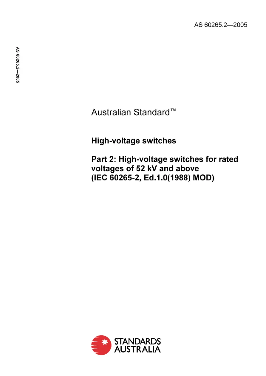 AS 60265.2-2005 AS 60265.2-2005 pdf