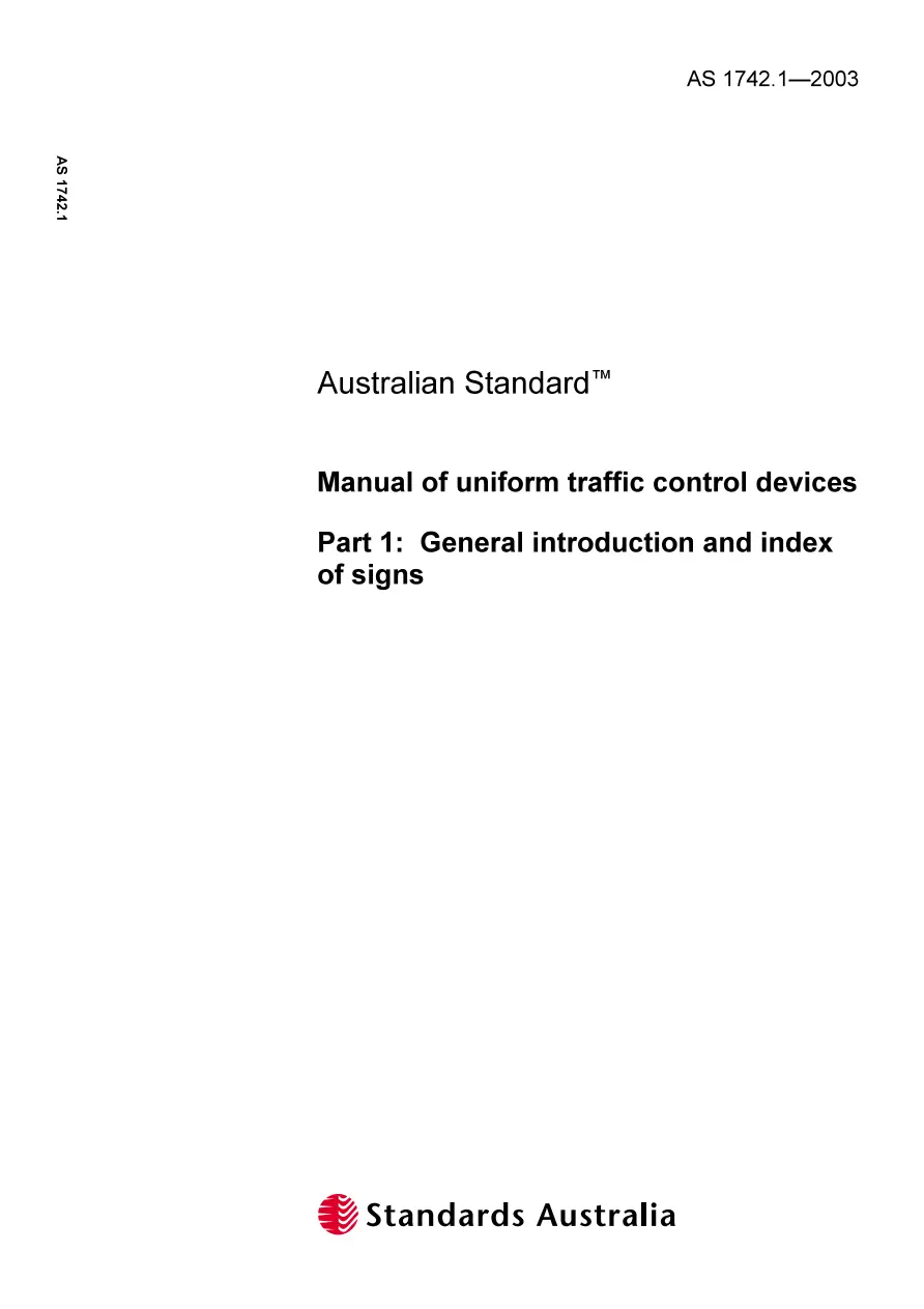 AS 1742.1-2003 AS 1742.1-2003 pdf