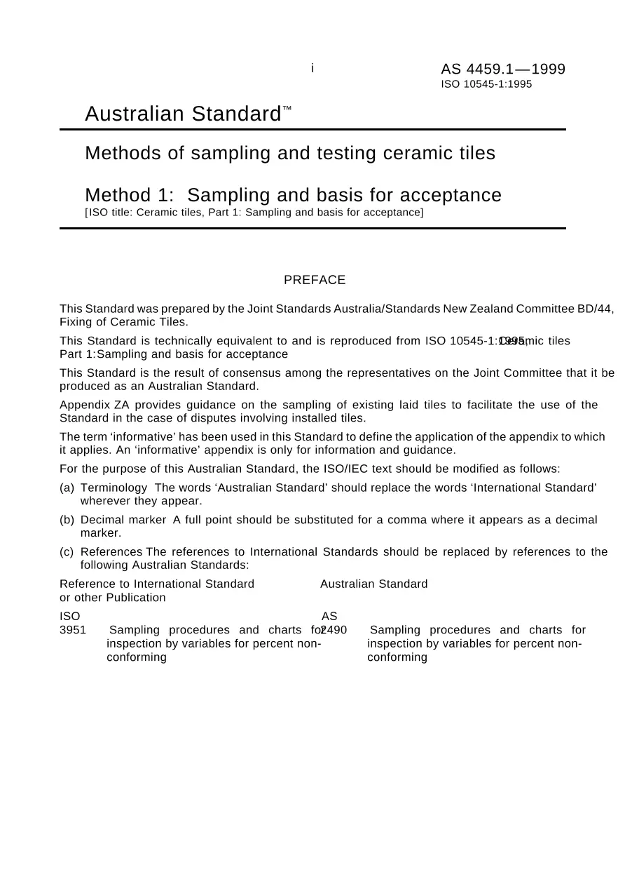 AS 4459.1-1999 AS 4459.1-1999 pdf