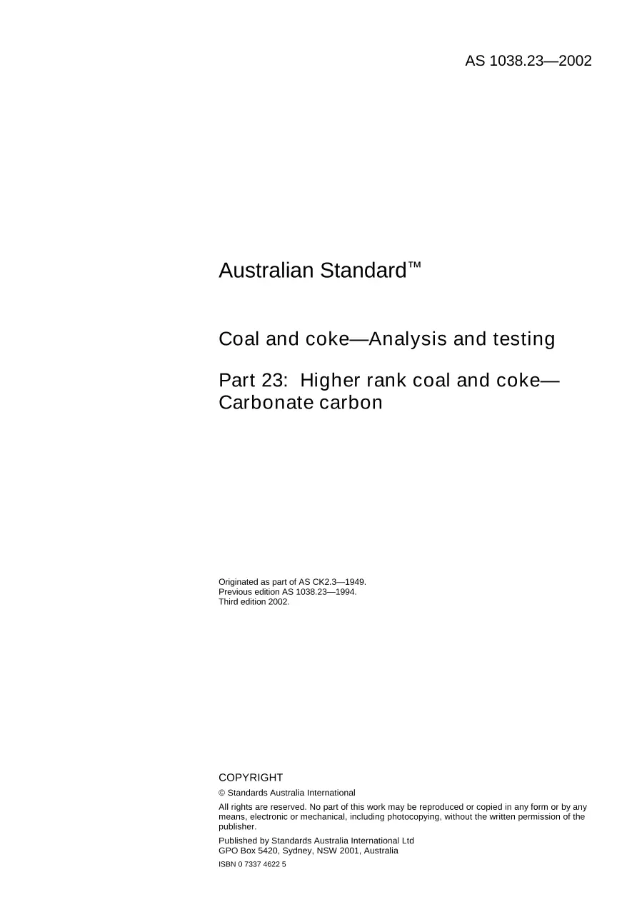 AS 1038.23-2002 AS 1038.23-2002 pdf