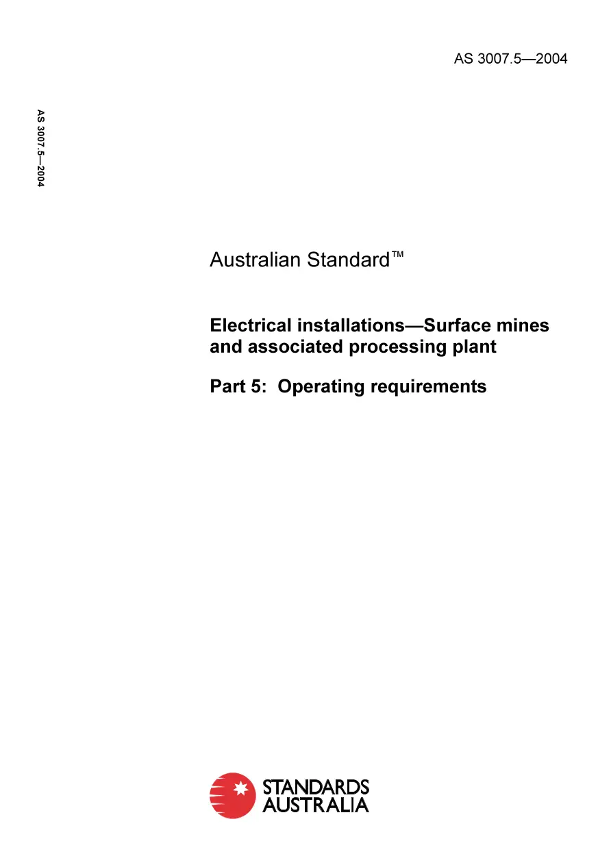 AS 3007.5-2004 pdf