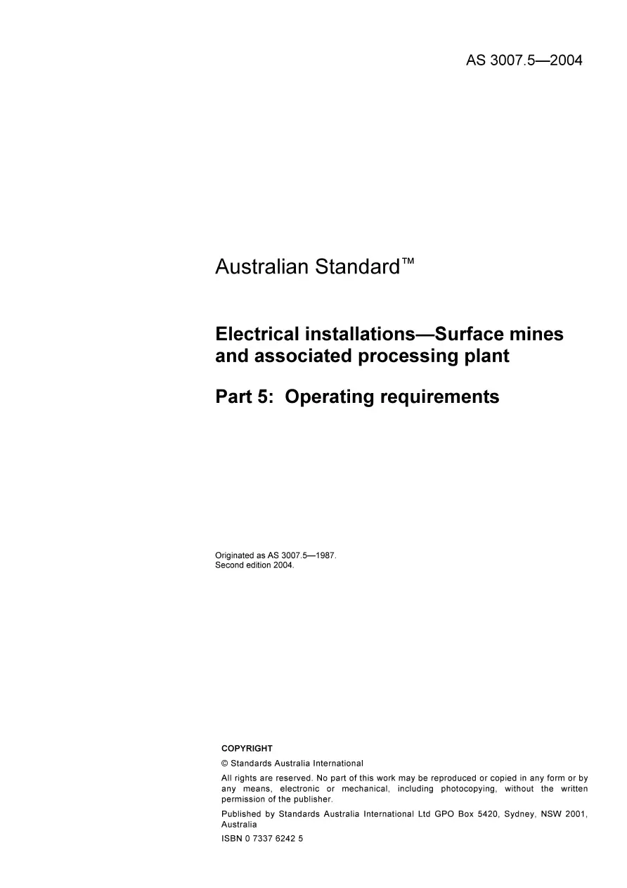 AS 3007.5-2004 pdf