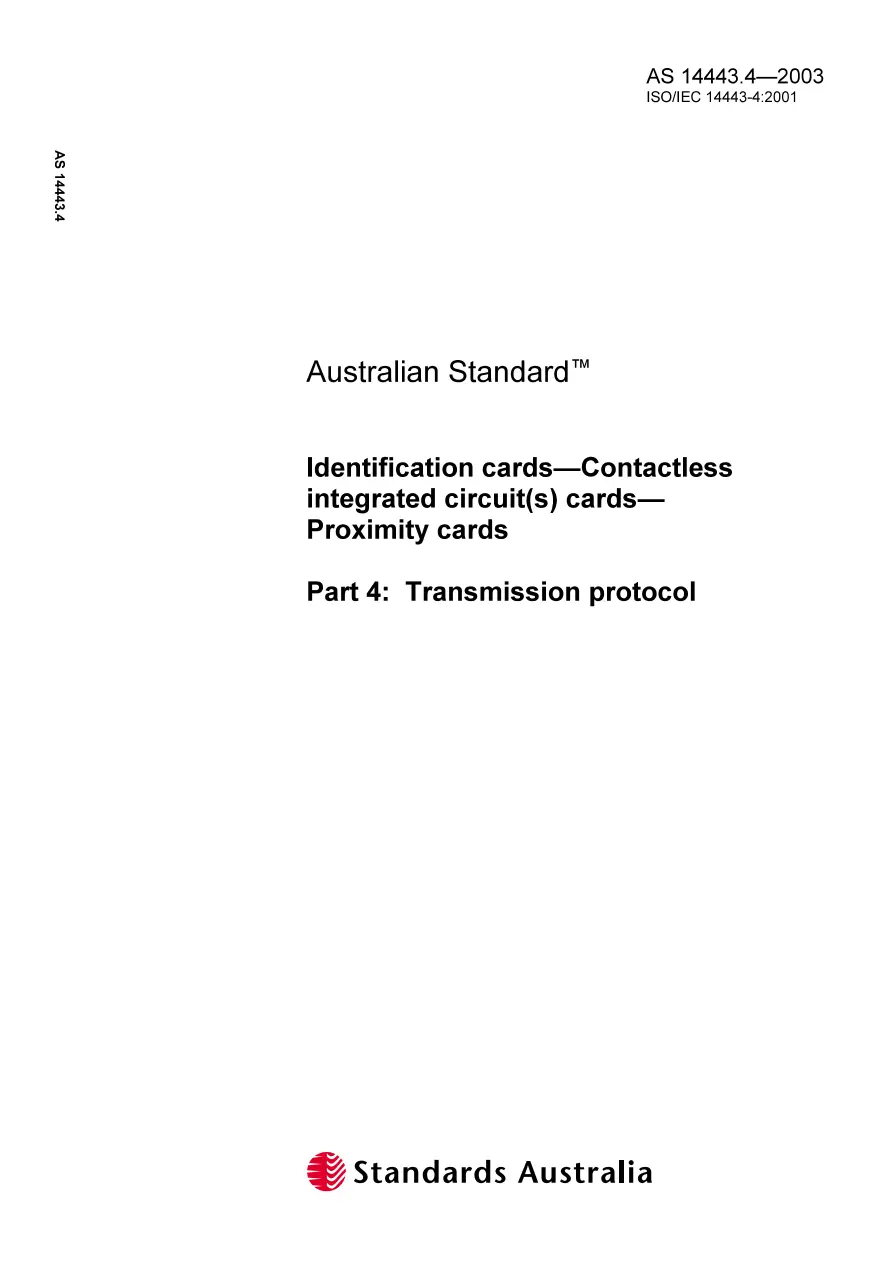 AS 14443.4-2003 AS 14443.4-2003 pdf