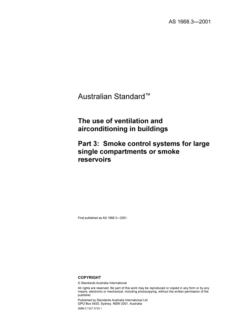AS 1668.3-2001 AS 1668.3-2001 pdf
