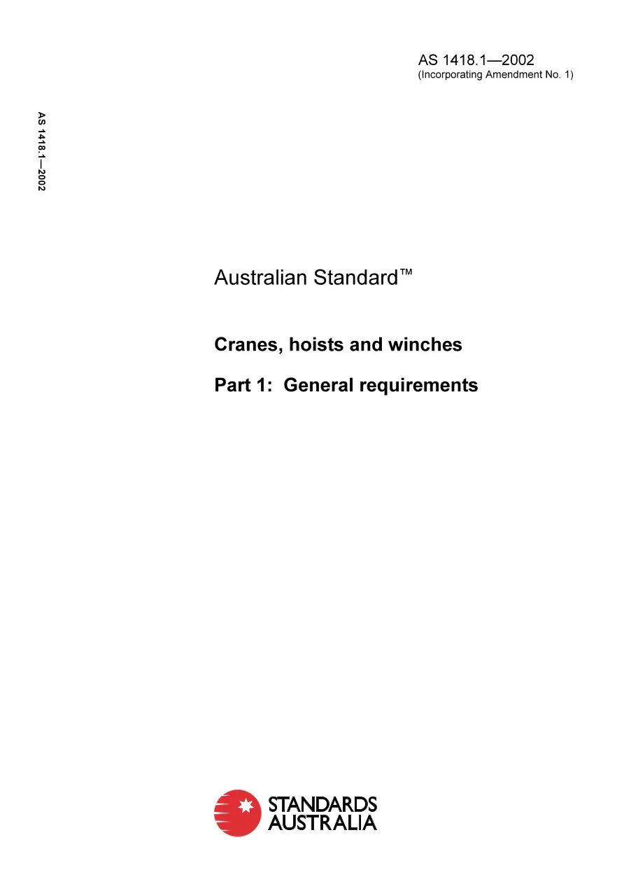 AS 1418.1-2002 pdf