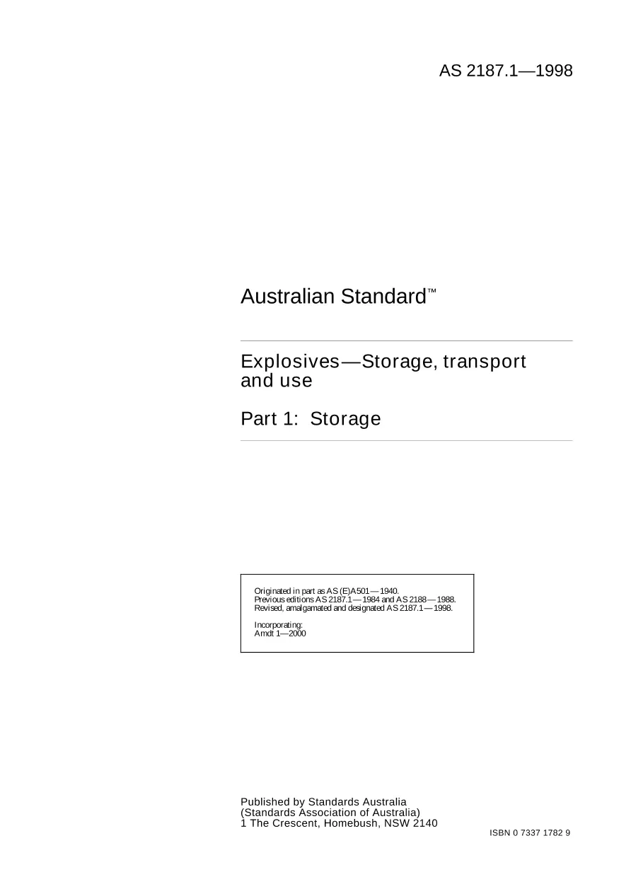 AS 2187.1-1998 AS 2187.1-1998 pdf