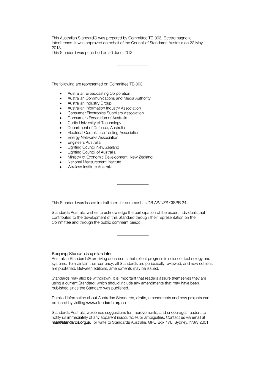 AS CISPR 24:2013 AS CISPR 24:2013 pdf