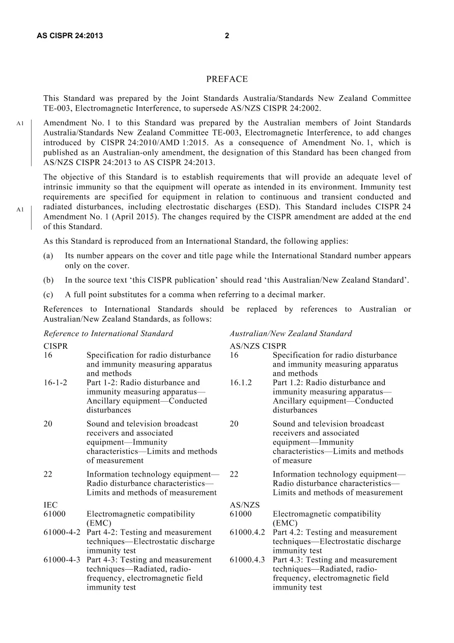 AS CISPR 24:2013 AS CISPR 24:2013 pdf