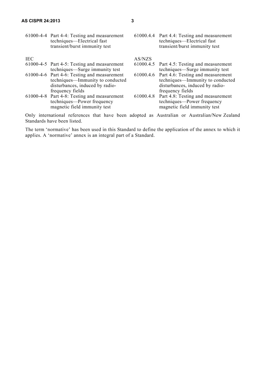 AS CISPR 24:2013 AS CISPR 24:2013 pdf