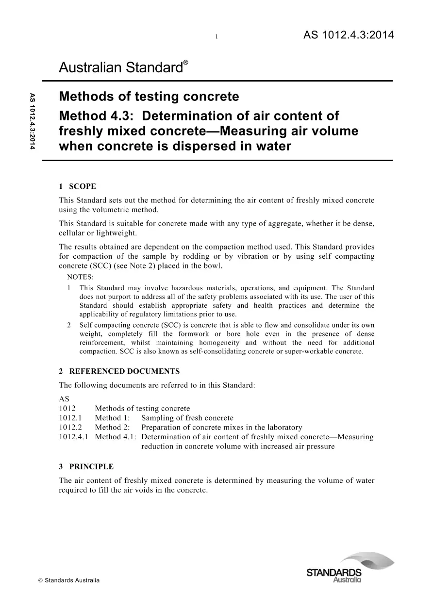 AS 1012.4.3:2014 pdf