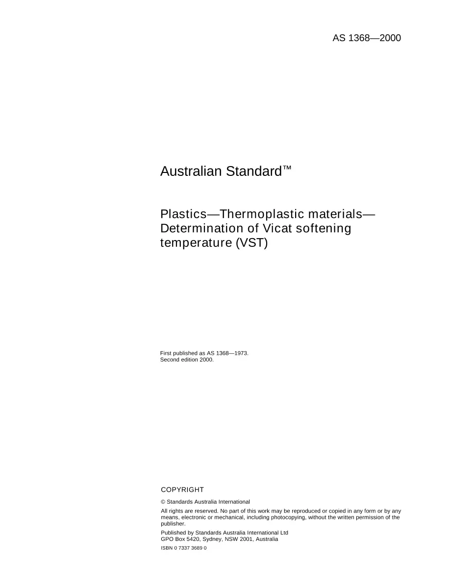 AS 1368-2000 AS 1368-2000 pdf