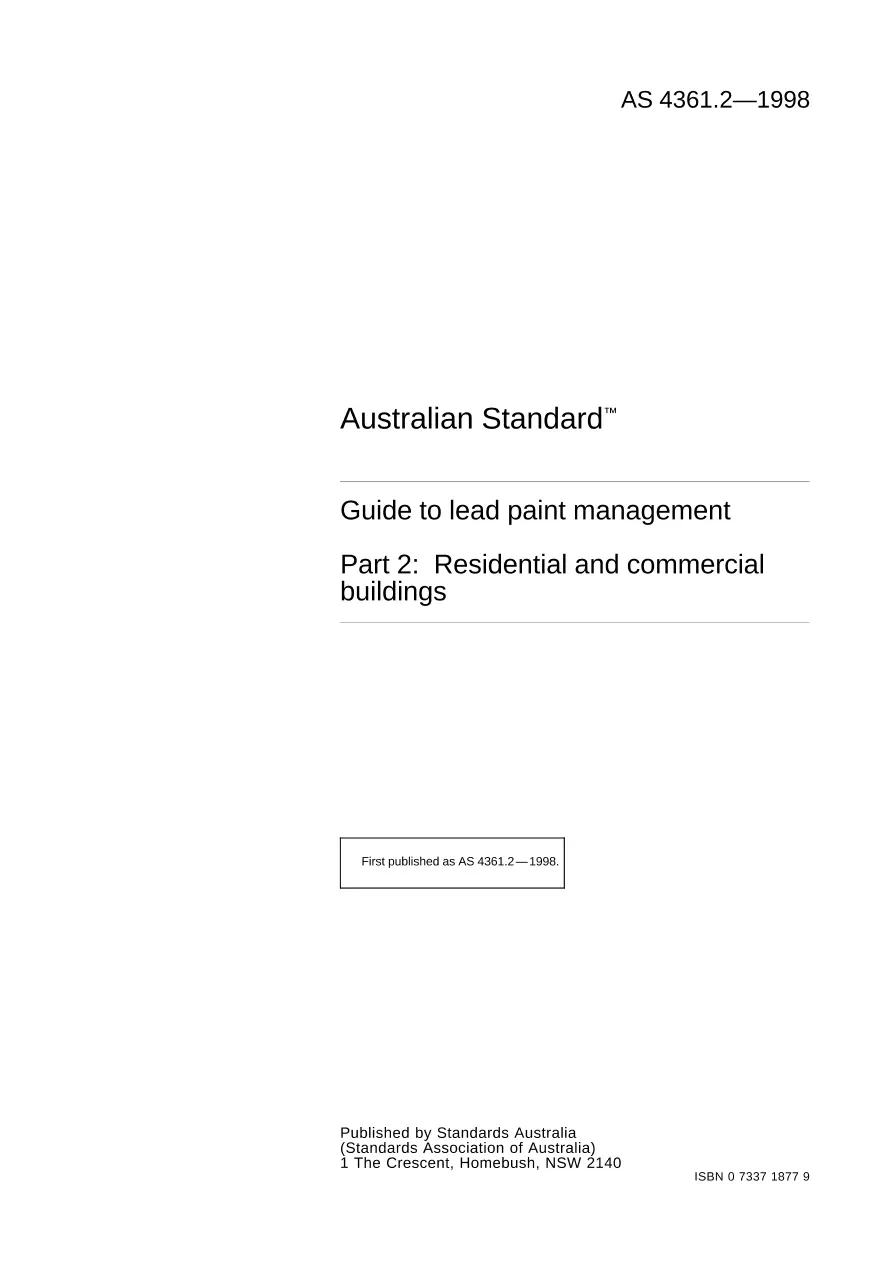 AS 4361.2-1998 pdf