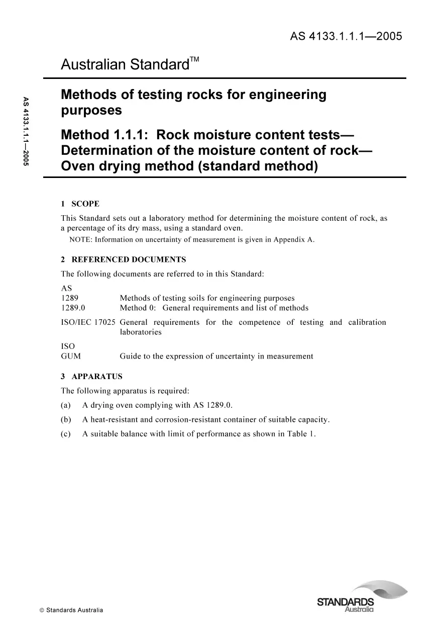 AS 4133.1.1.1-2005 AS 4133.1.1.1-2005 pdf