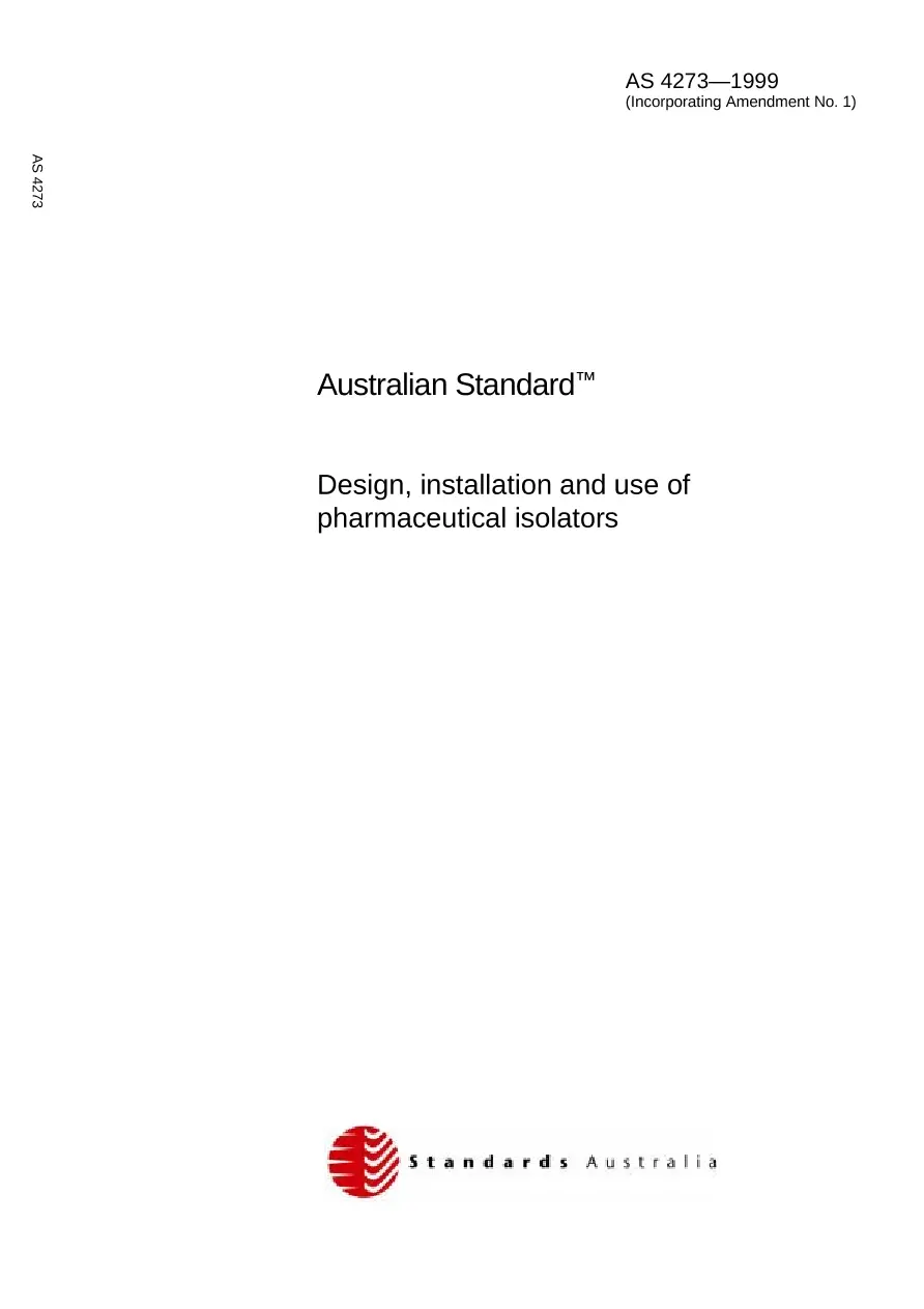 AS 4273-1999 AS 4273-1999 pdf