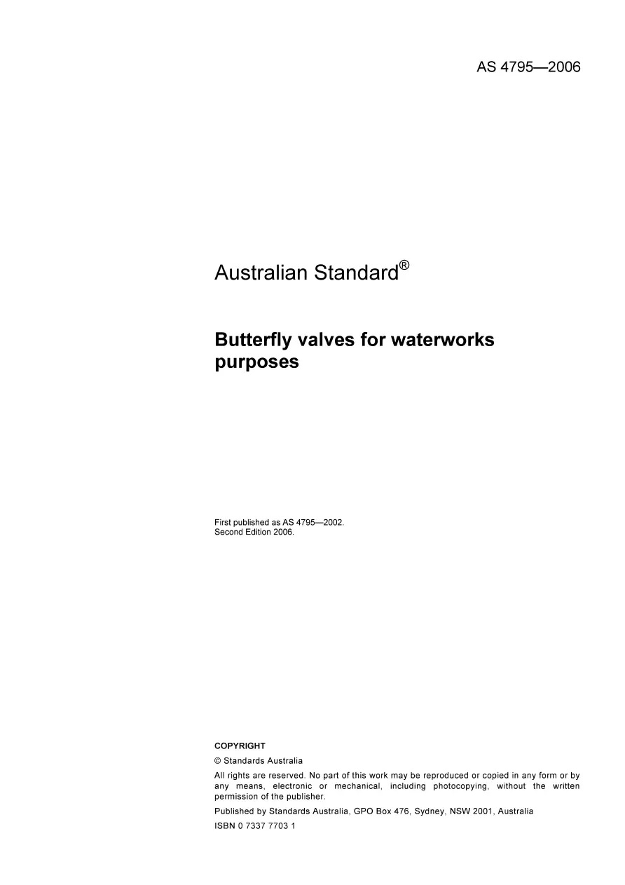 AS 4795-2006 AS 4795-2006 pdf