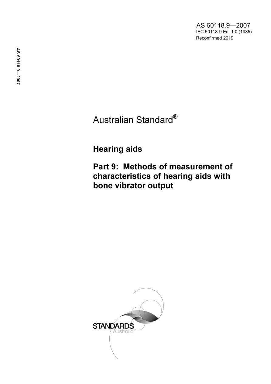 AS 60118.9-2007 AS 60118.9-2007 pdf