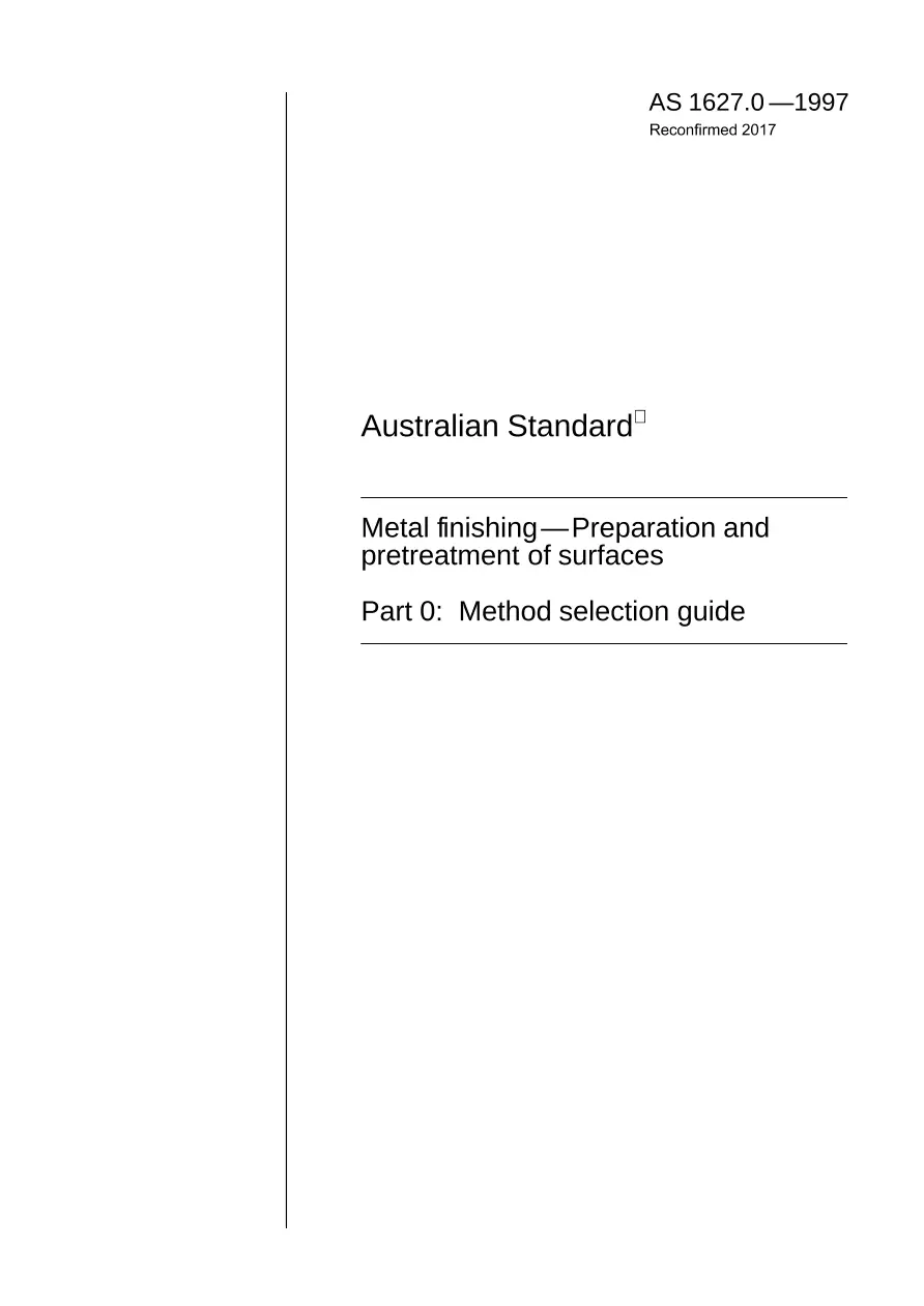 AS 1627.0-1997 AS 1627.0-1997 pdf