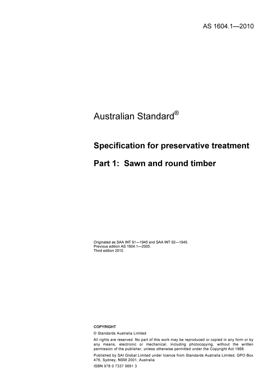 AS 1604.1-2010 AS 1604.1-2010 pdf