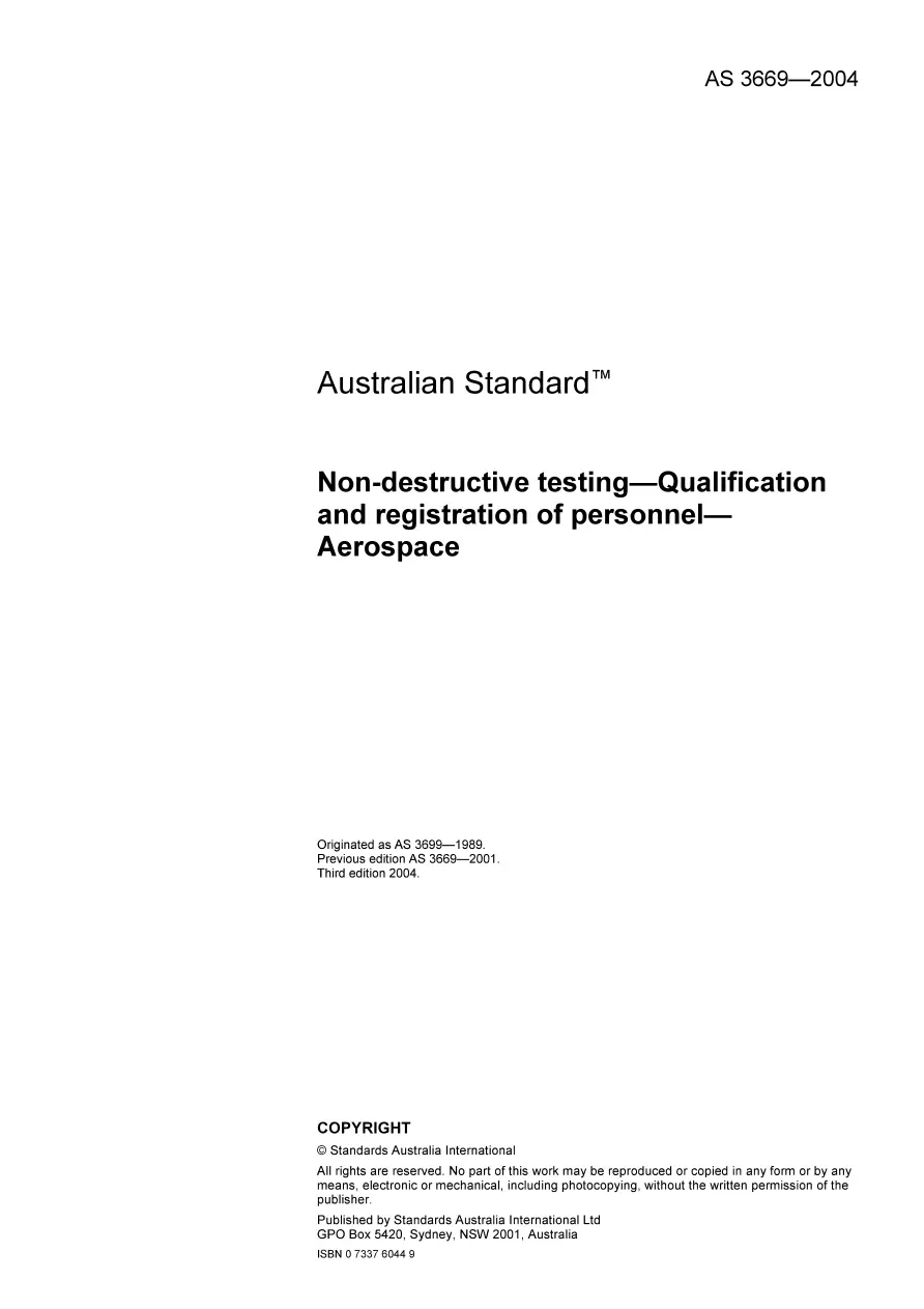 AS 3669-2004 AS 3669-2004 pdf