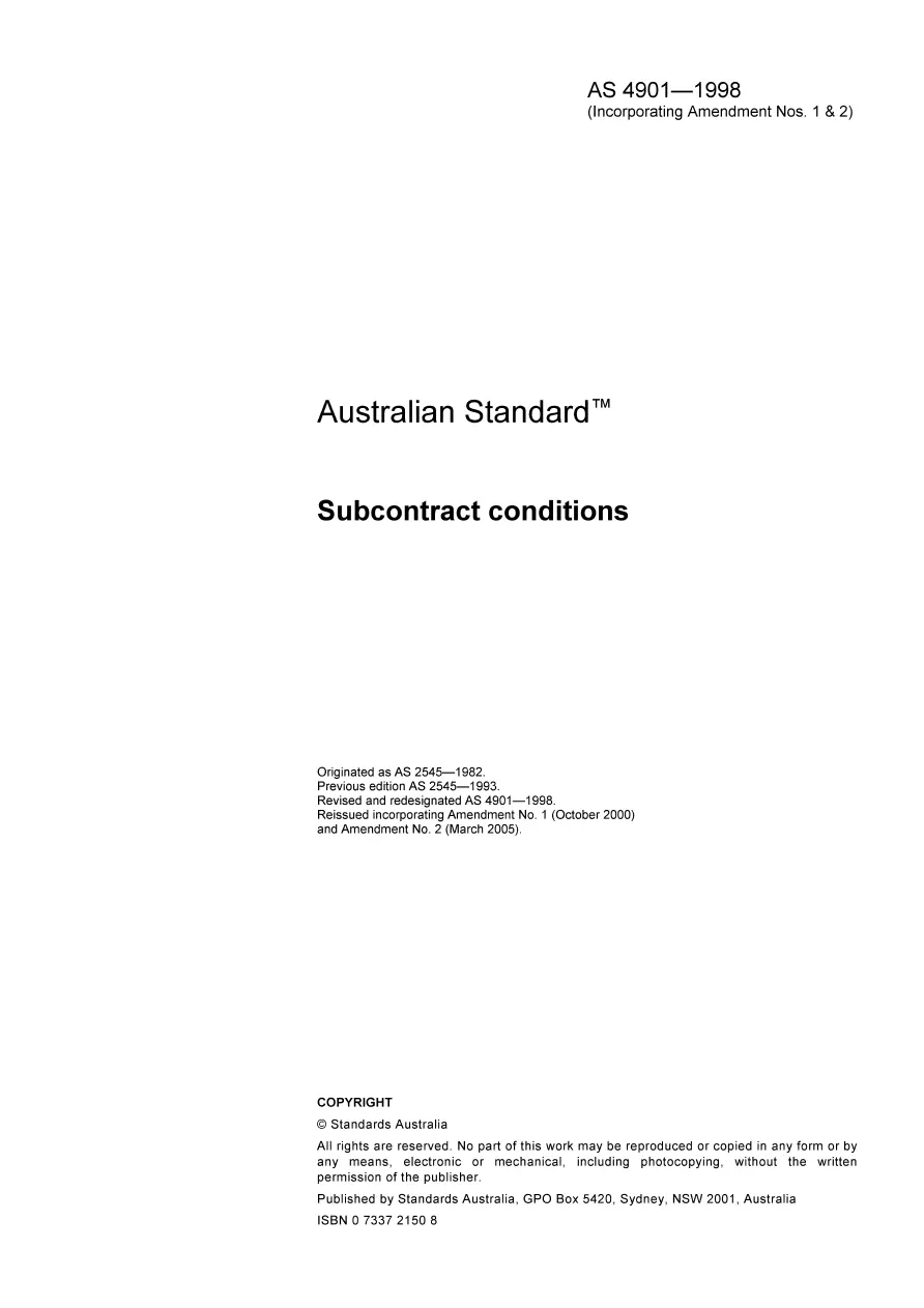 AS 4901-1998 AS 4901-1998 pdf