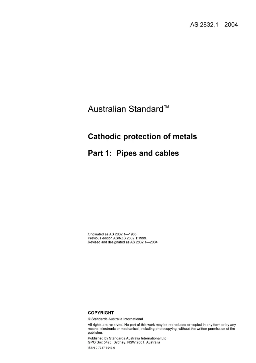 AS 2832.1-2004 AS 2832.1-2004 pdf