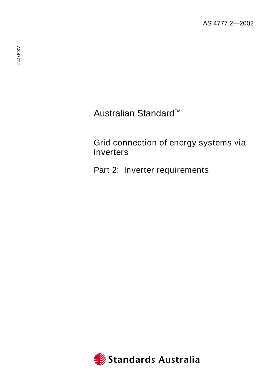 AS 4777.2-2002 AS 4777.2-2002 pdf
