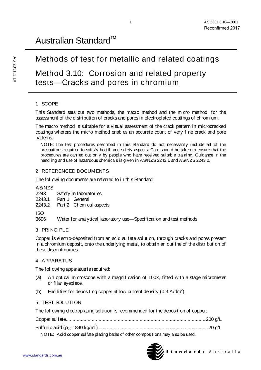 AS 2331.3.10-2001 pdf
