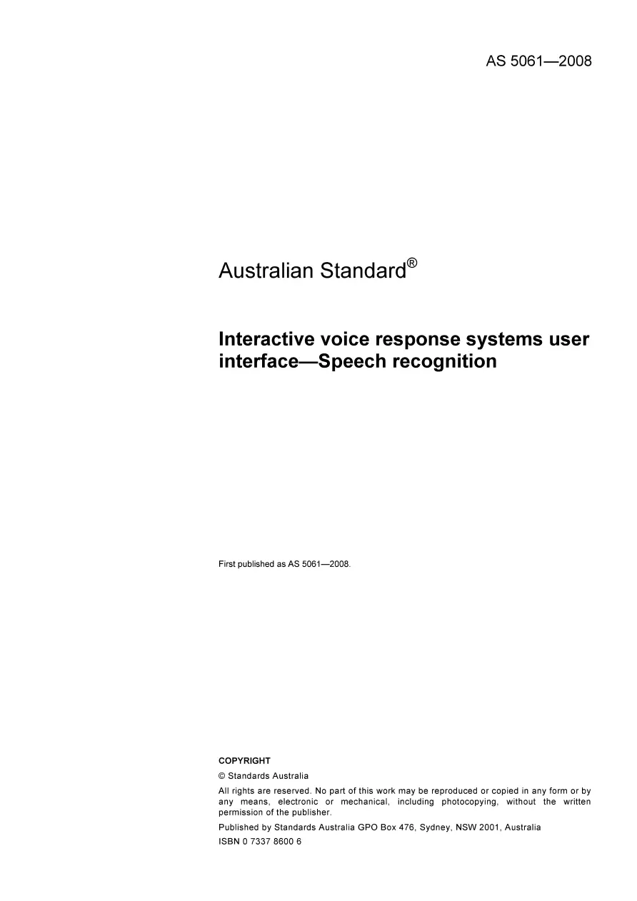 AS 5061-2008 AS 5061-2008 pdf