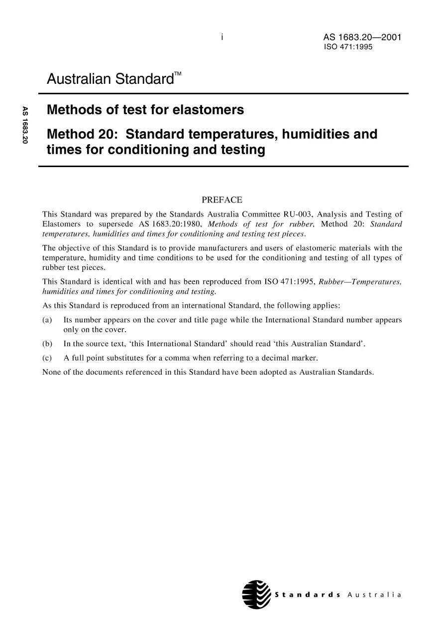 AS 1683.20-2001 AS 1683.20-2001 pdf