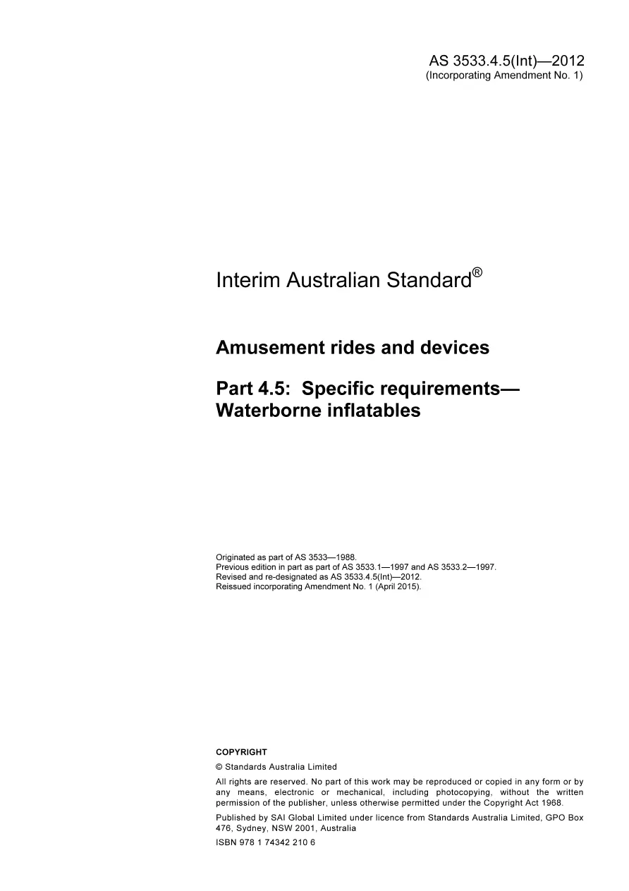 AS 3533.4.5(Int)-2012 AS 3533.4.5(Int)-2012 pdf