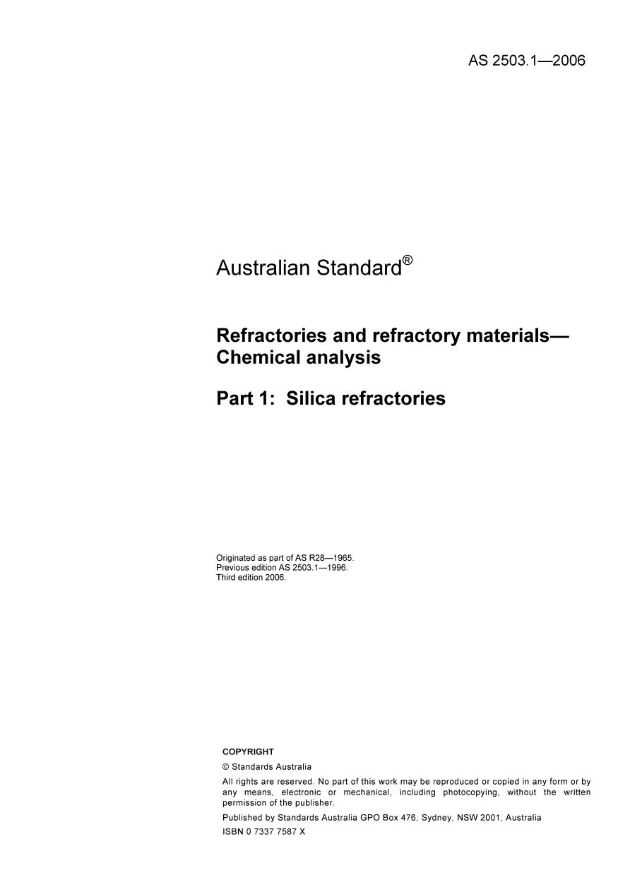 AS 2503.1-2006 pdf