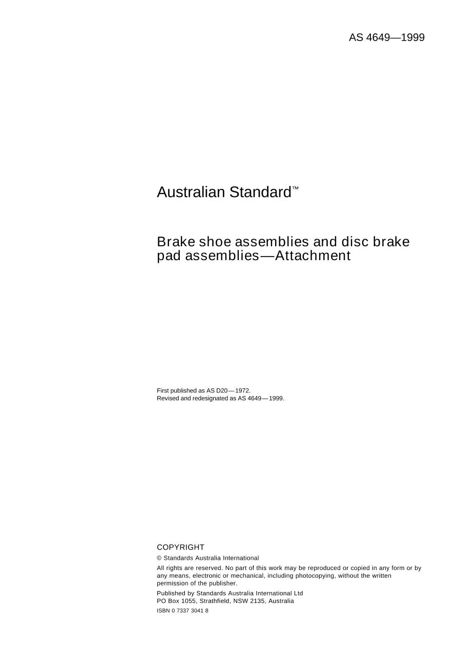 AS 4649-1999 AS 4649-1999 pdf