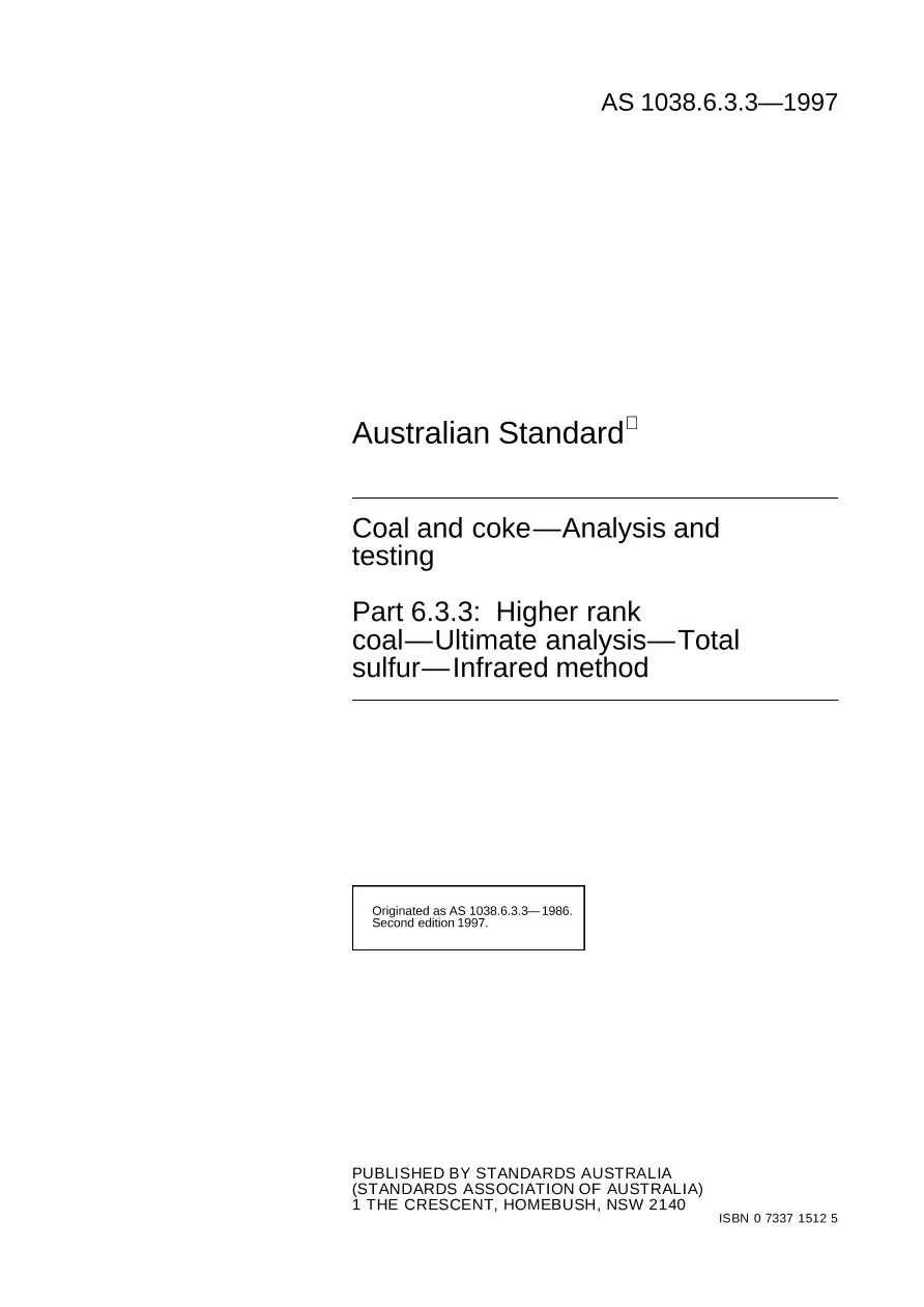 AS 1038.6.3.3-1997 AS 1038.6.3.3-1997 pdf